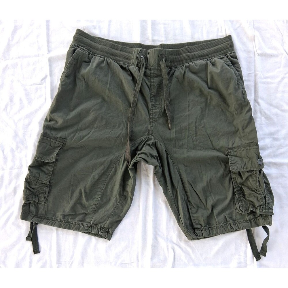 Southpole Mens 4XB OD Green Cargo Shorts Utility Pocket Casual Streetwear Skater